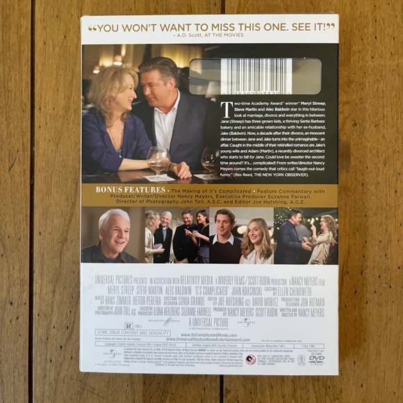 It's Complicated DVD (Factory Sealed) - Picture 2 of 3